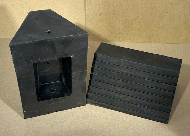 Hollow Wheel Chocks 2 Pack
