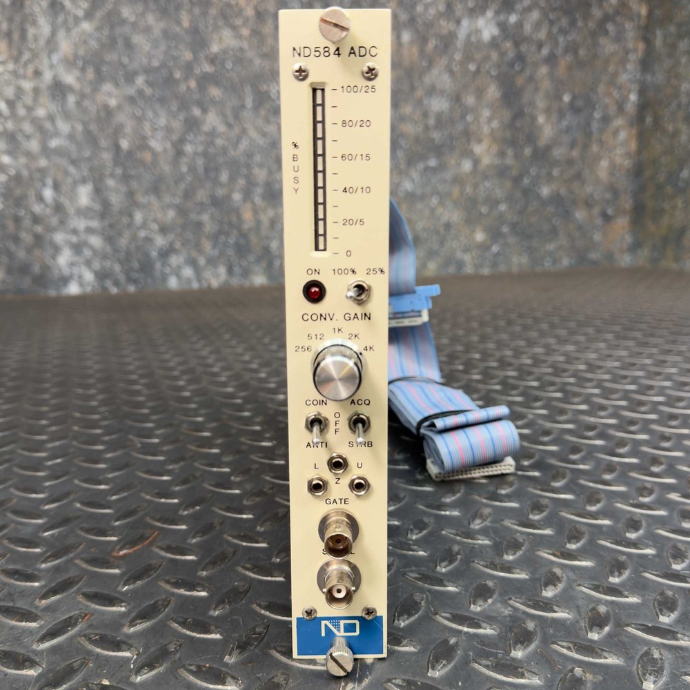 NIM BIN Module - Nuclear Data ND584 ADC Analog to Digital
