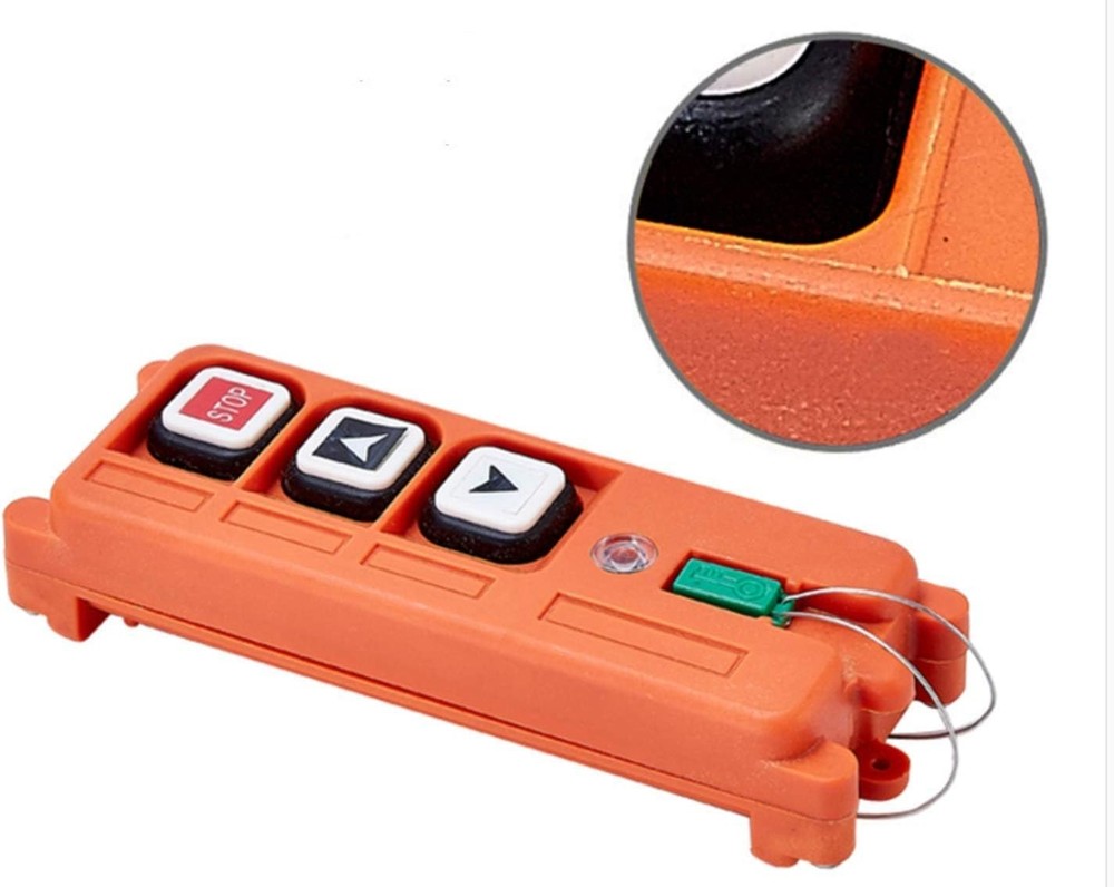 High-Quality Wireless Remote Control for Hoist Cranes - Stop Button 2 Key Switch