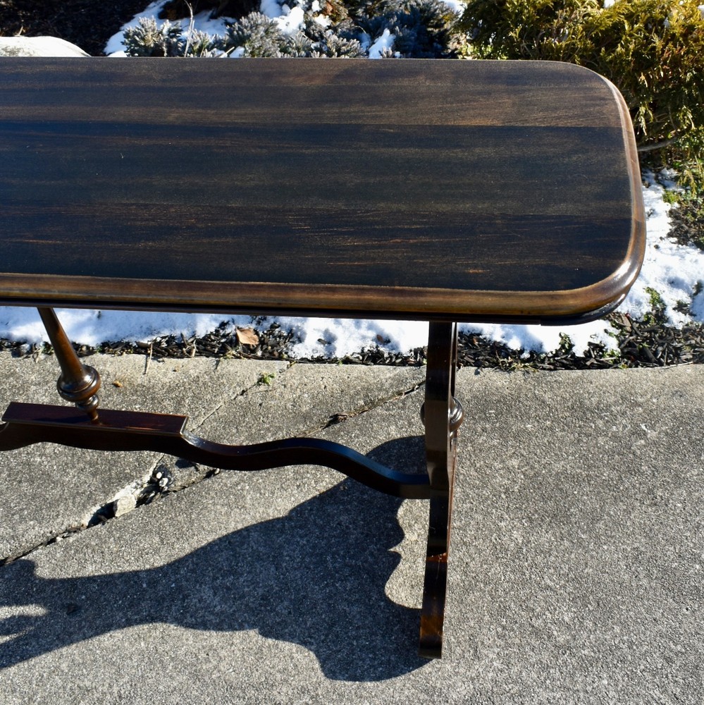 Vintage Walnut Jacobean Style Console/Sofa Table