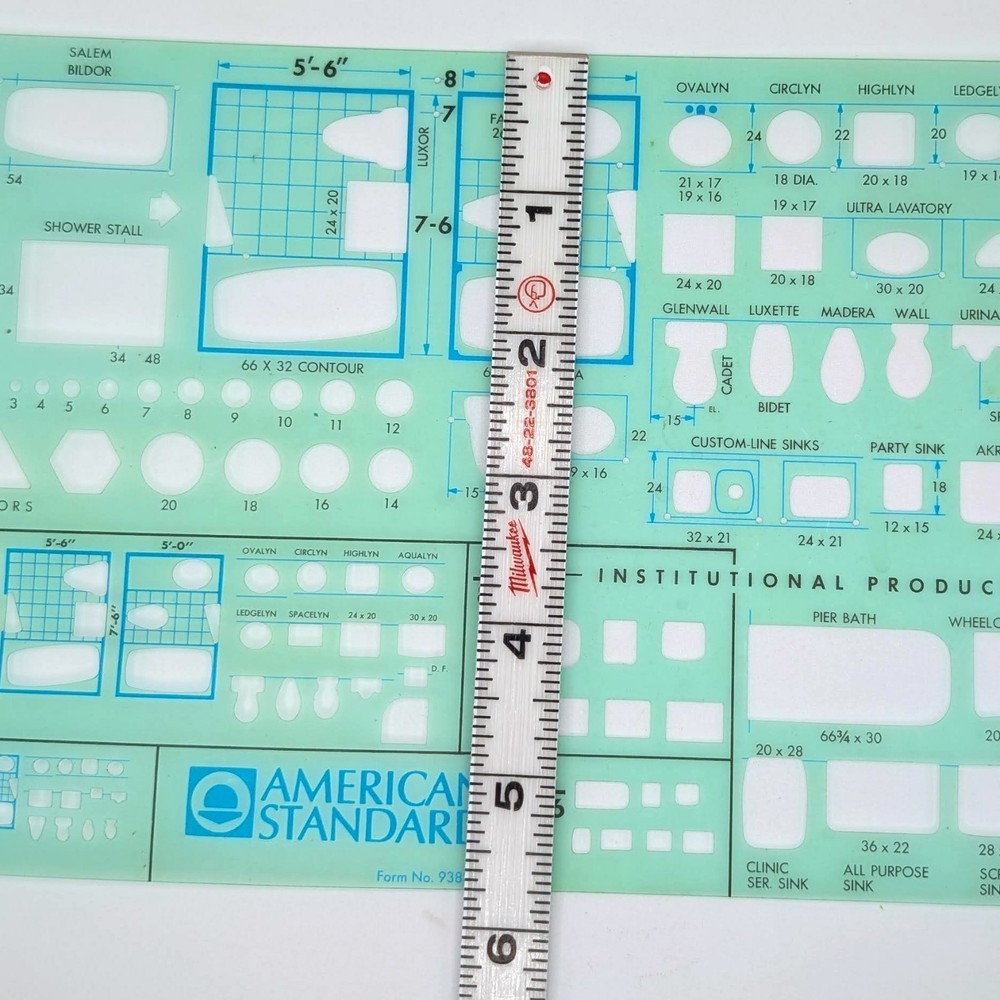 2 Architecture Drawing Templates - Template Designs & American Standard