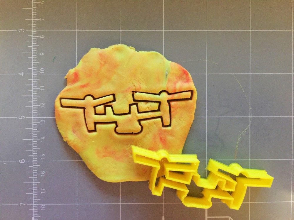 V22 Military Aircraft Cookie Cutter