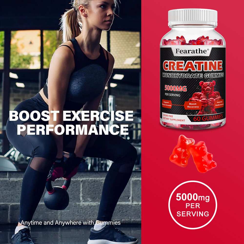 Creatine Monohydrate 5000Mg Increases Muscle Energy Improved Performance