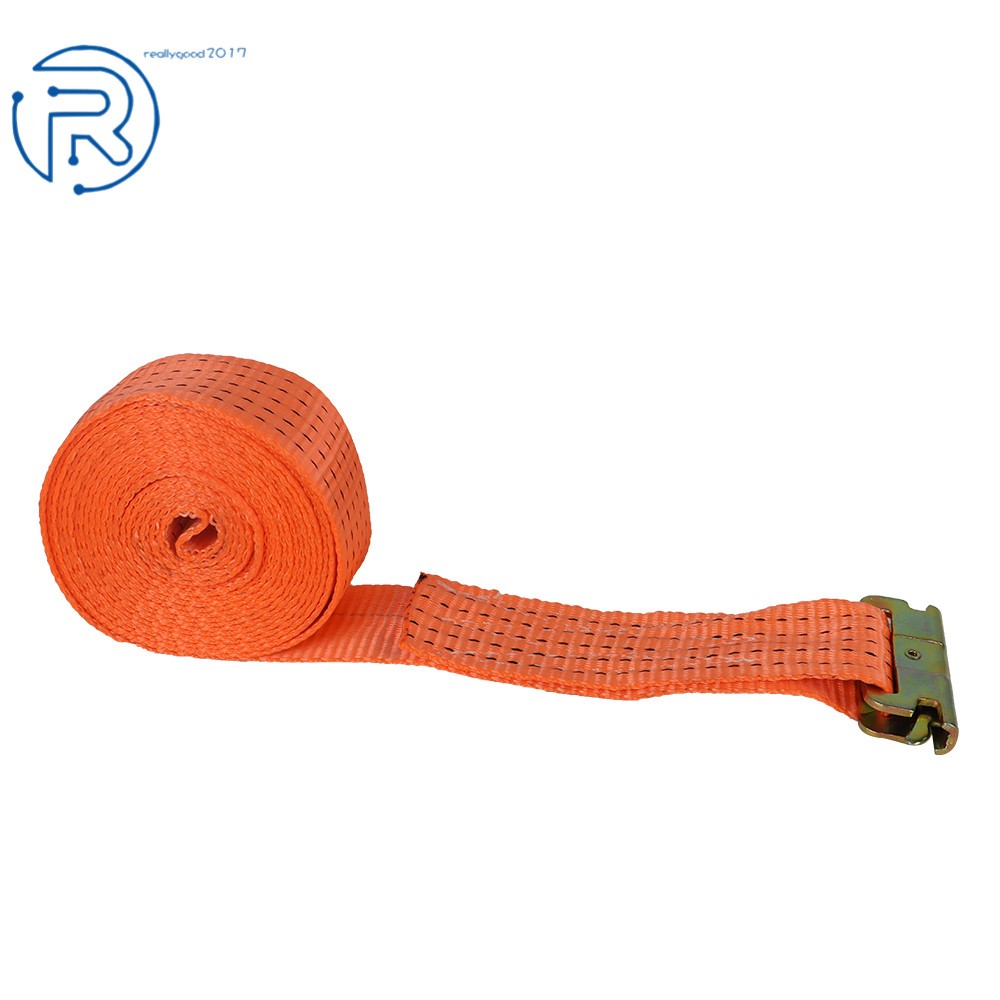 4 Pack E-Track Polyester Ratchet Straps Heavy Duty 2" x15' 4400LB Tie Down US
