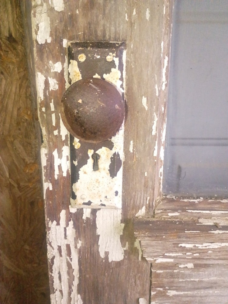 1900's Antique ENTRY DOOR Original Working Hardware