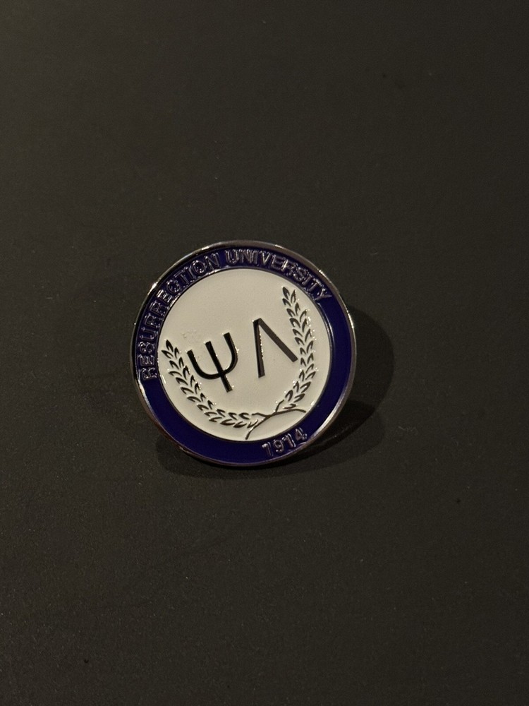 Resurrection University Psi Lambda Pin