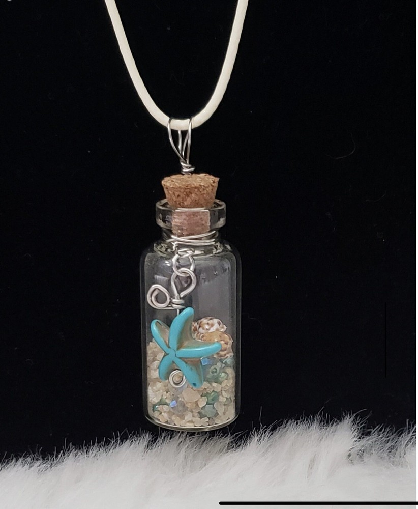 beach glass necklace