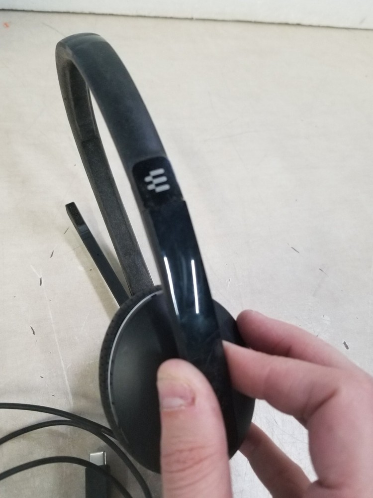 Sennheiser Stereo Wired USB C Headset Black SCGD9 Microphone TESTED