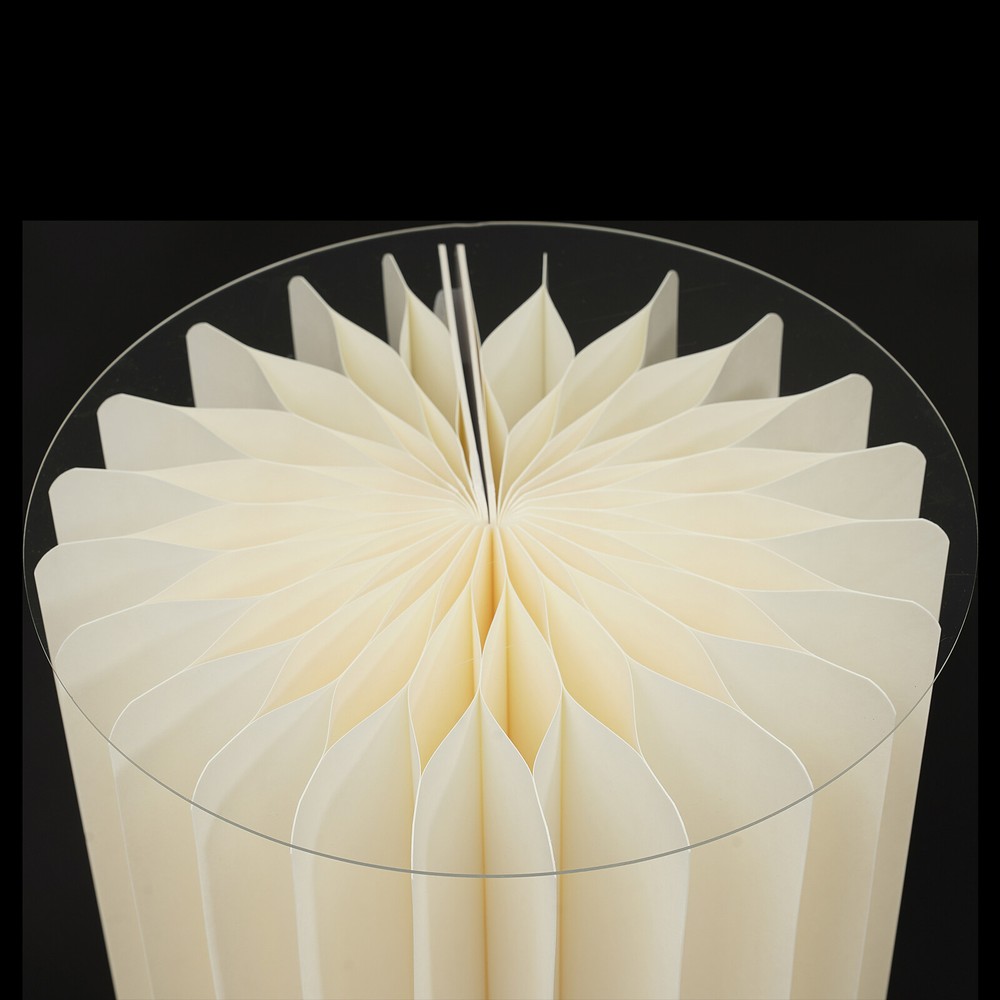 3pcs White Foldable Cardboard Centerpiece Display Flowers Stand Columns Display