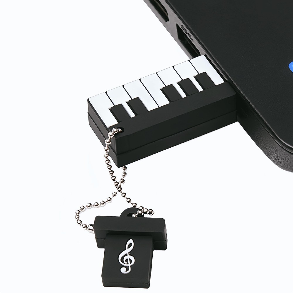 128GB Cartoon Piano USB Flash Drive Data Storage 128GB