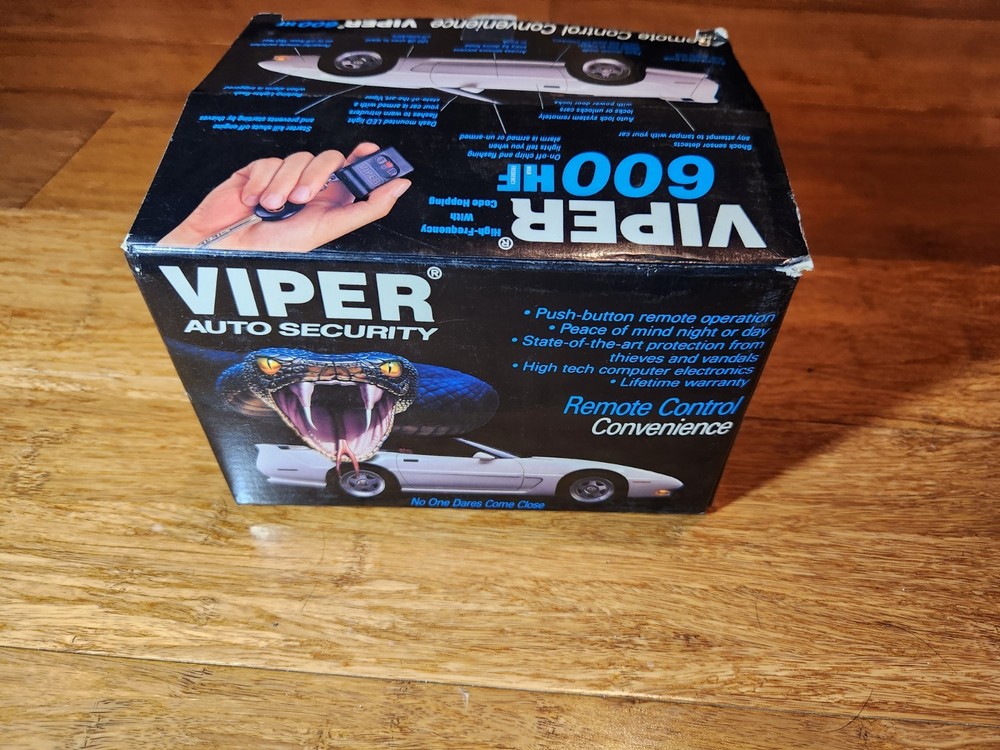 Vintage VIPER 600HF Auto Security Remote Control Alarm System Kit AS / IS