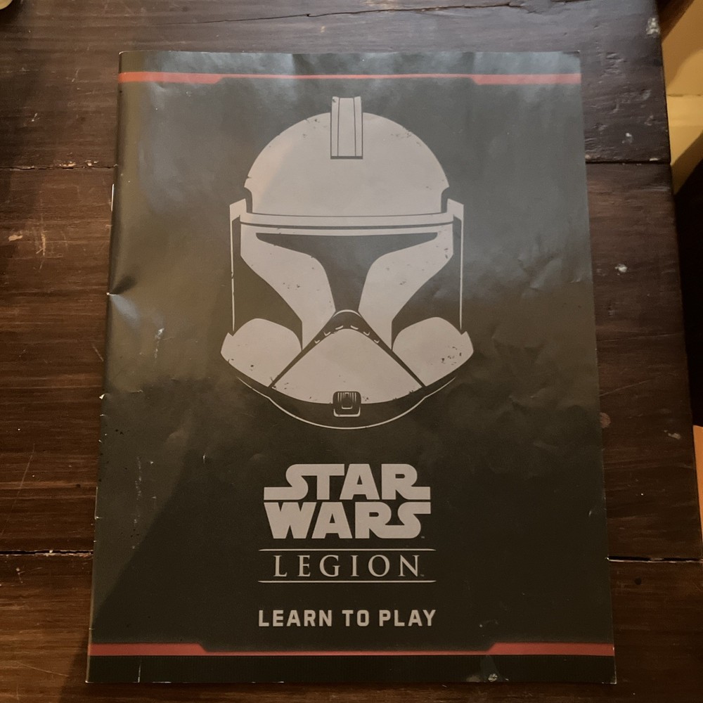 Star Wars Legion Learn To Play Booklet - Reference Manual Instructions