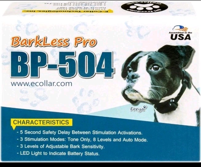 E-collar Technologies - BP-504 - Barkless Pro Anti Bark Collar - with Clicker