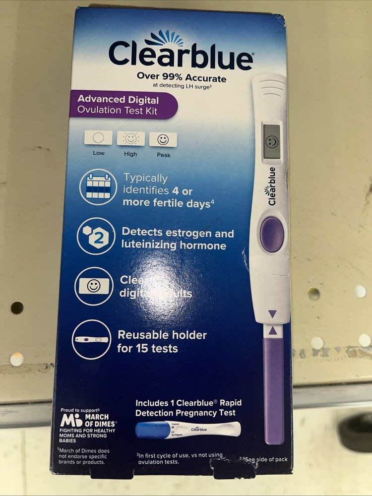 Clearblue Advanced Digital Ovulation Test Kit + 1 Pregnancy Test