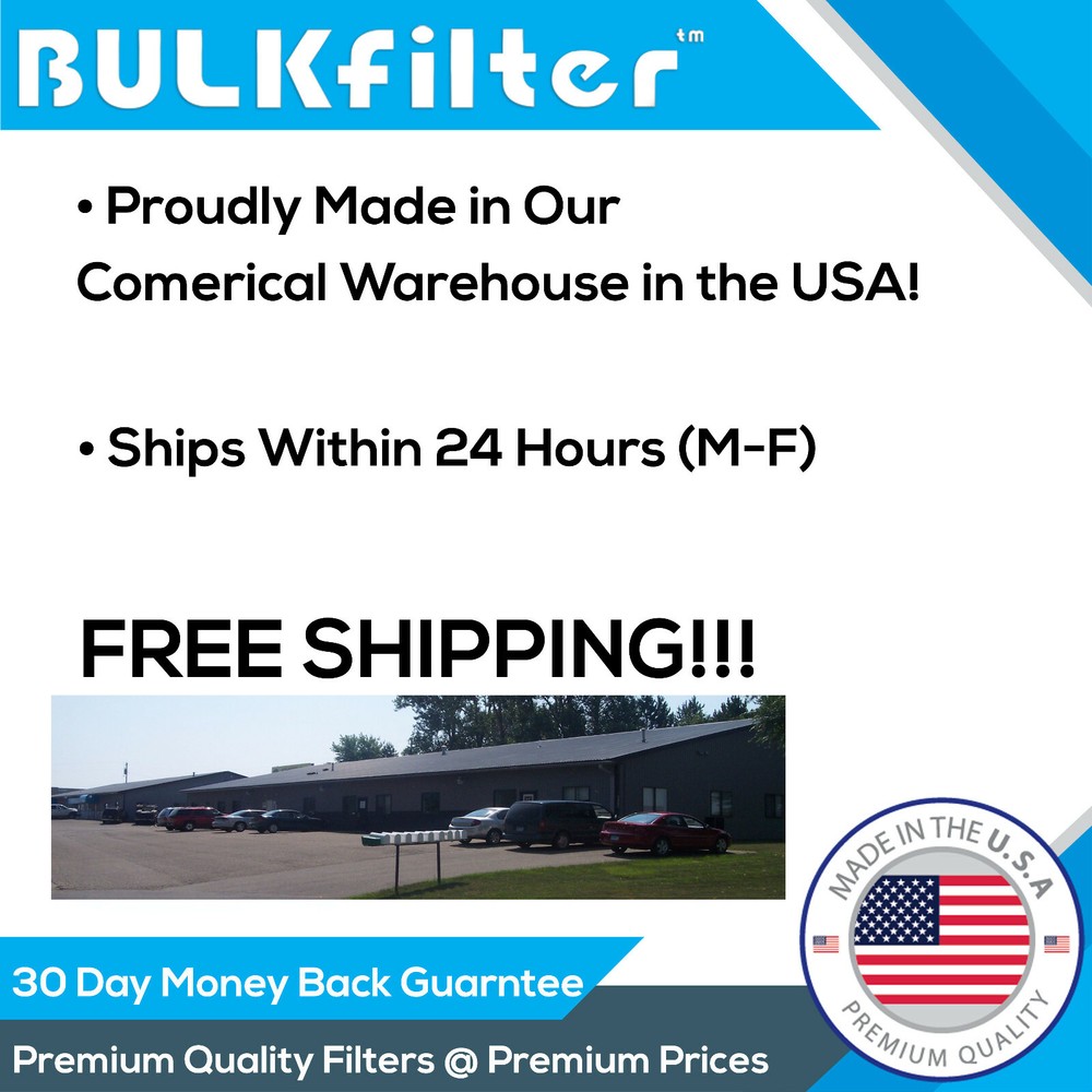 2 Pack Premium Honeywell 32002 Replacement Carbon Filter 6" x 48" by BulkFilter