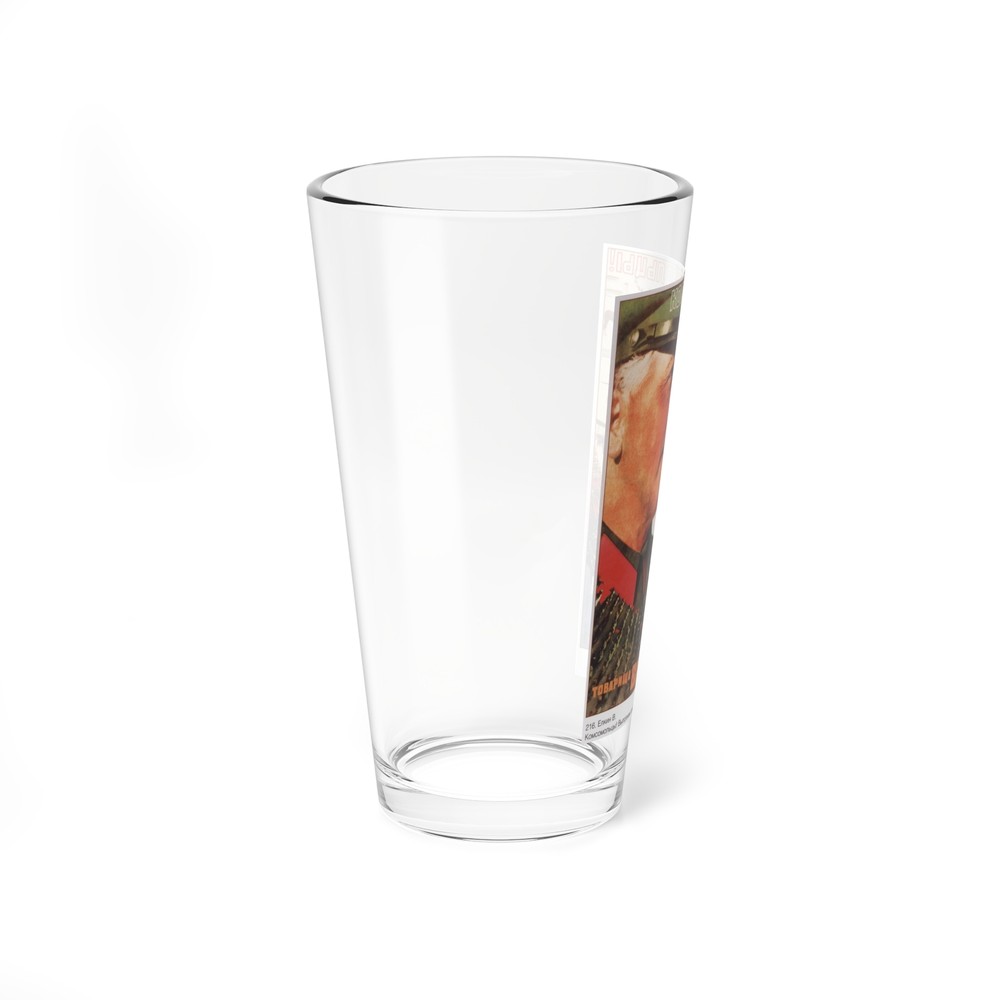 Soviet Era Poster 161 - Pint Glass 16oz
