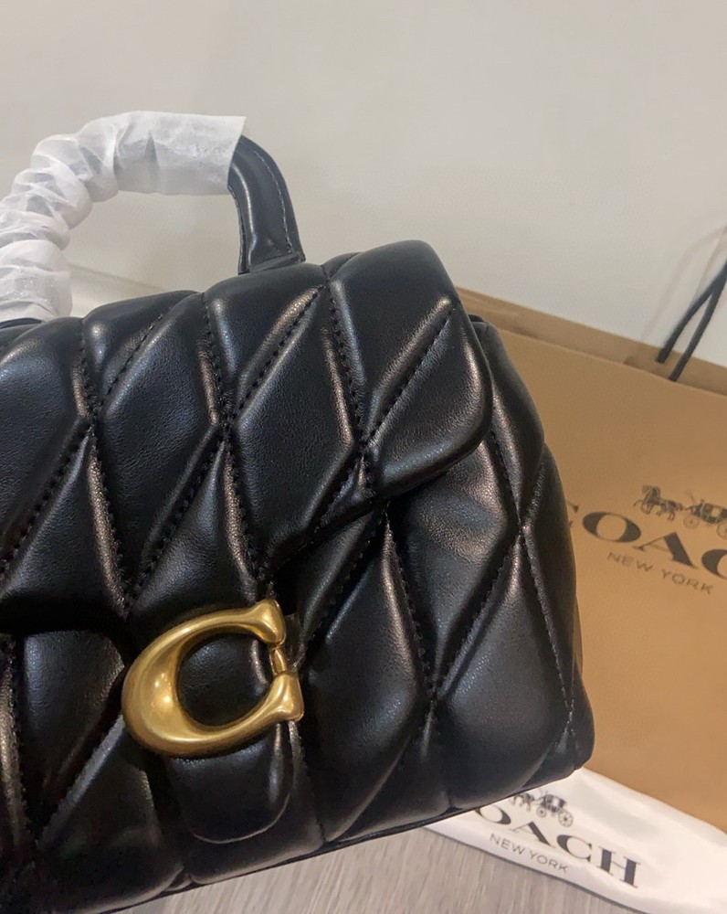 CCC12 Tabby Top Handle Bag Quilted Shoulder Bag black