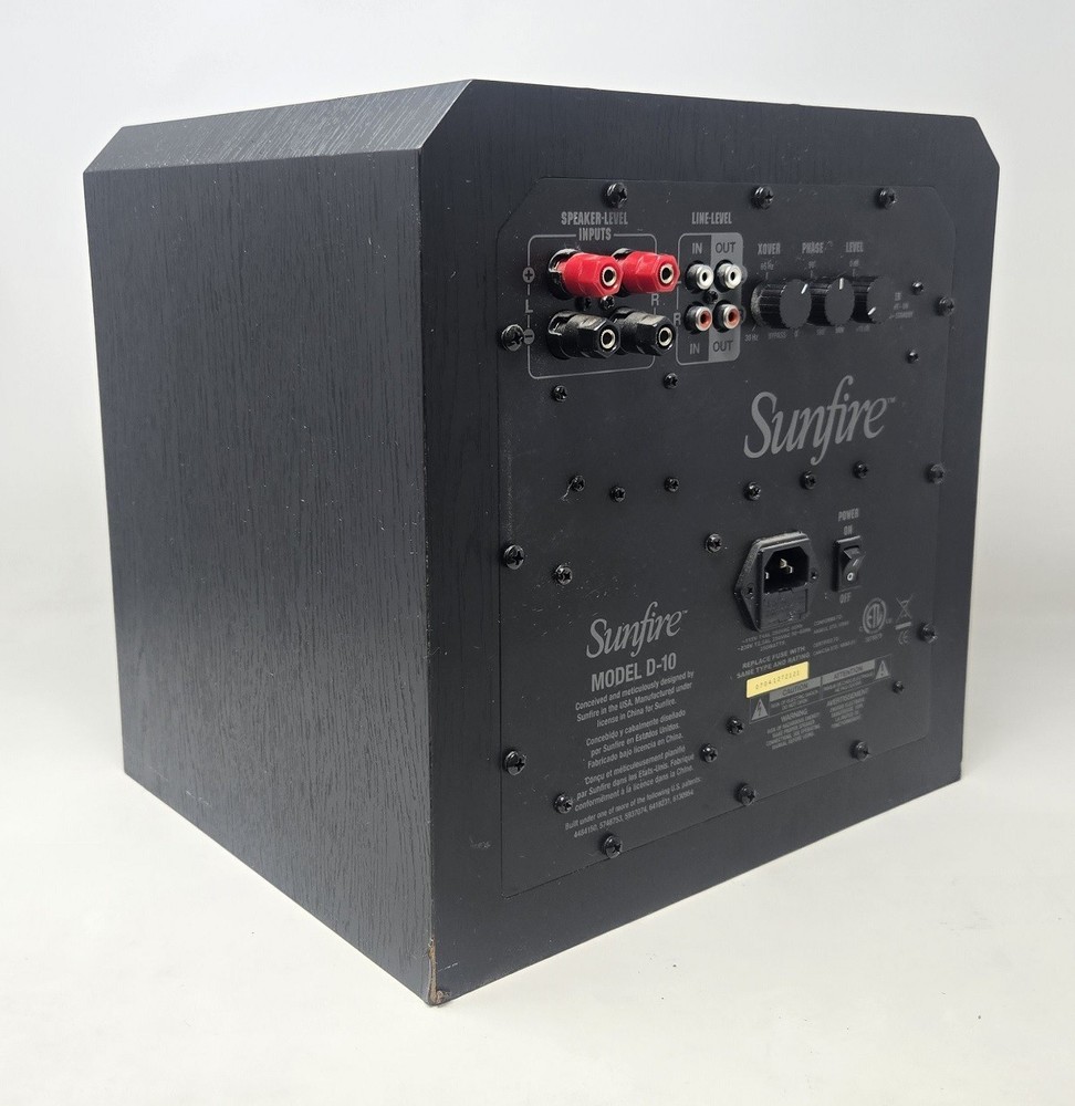 Sunfire Model D10 1000 Watt 10" Powered Subwoofer