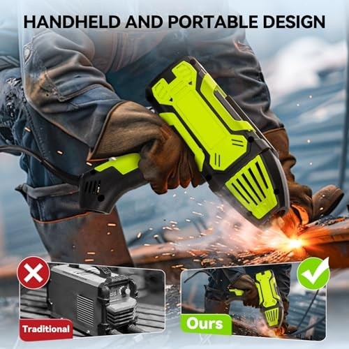 110V Portable Handheld Welding Machine, IGBT Inverter, 6 Variable Current Settin