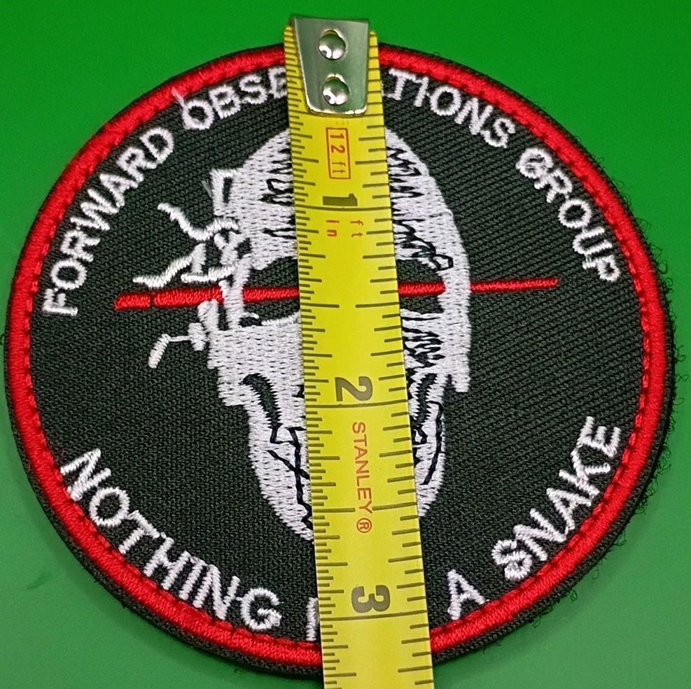 FOG Forward Observations Group Patch Nothing for a Snake Tactical Hook & Loop