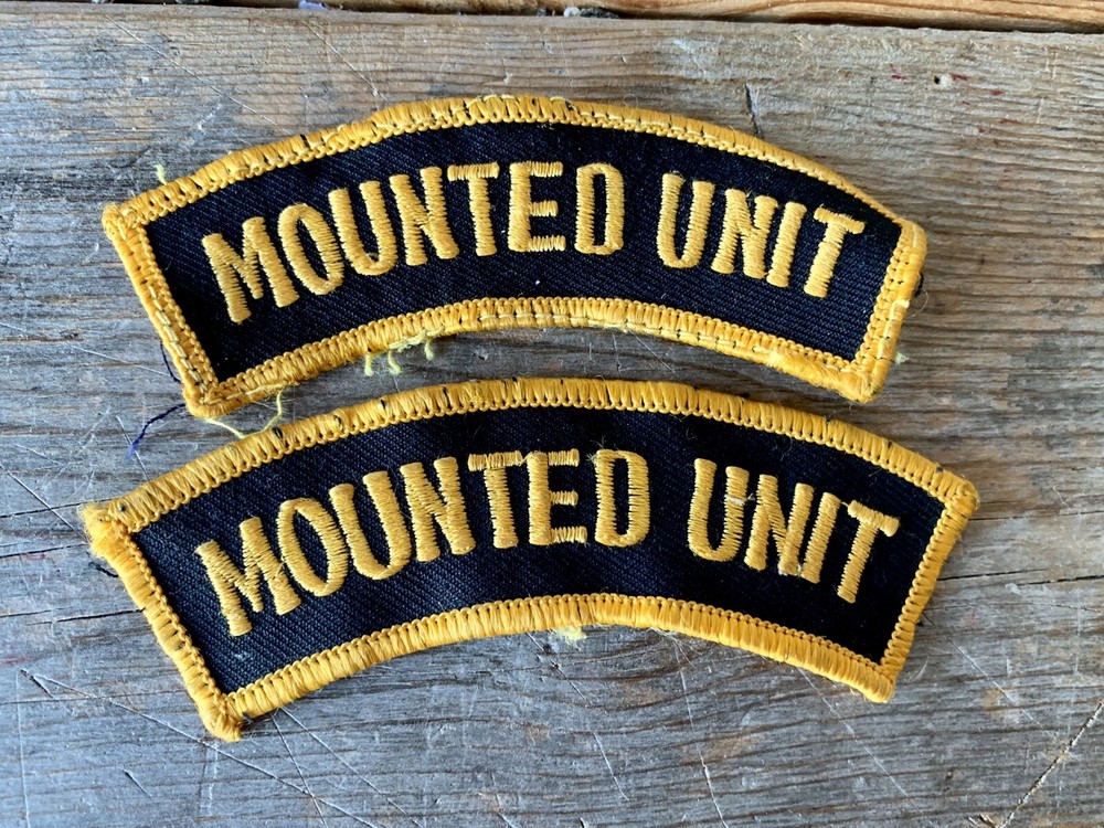 Street Use Mounted Unit Shoulder  Patch’s