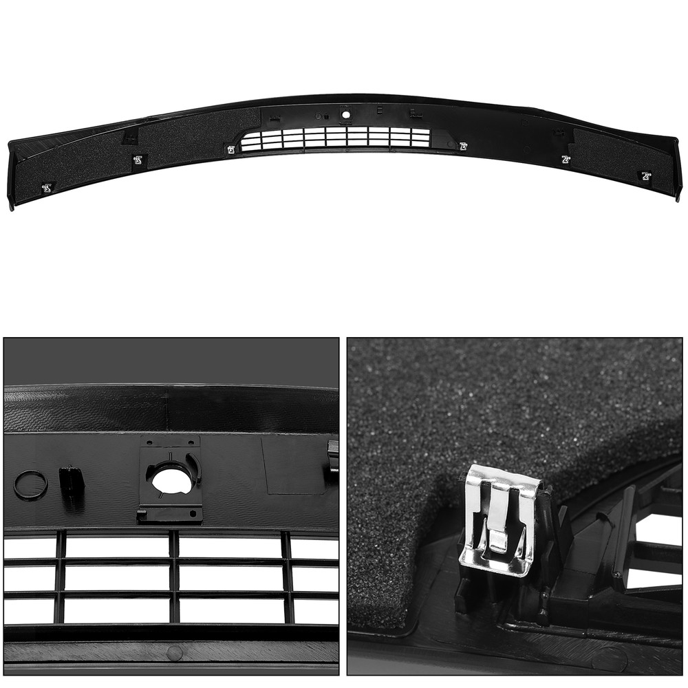 Black Upper Dash Panel Trim Defrost Cowl Fits 2006-2016 Chevy Impala