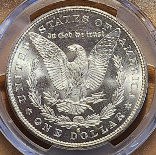 1880 S PCGS MS63 MORGAN 90% SILVER