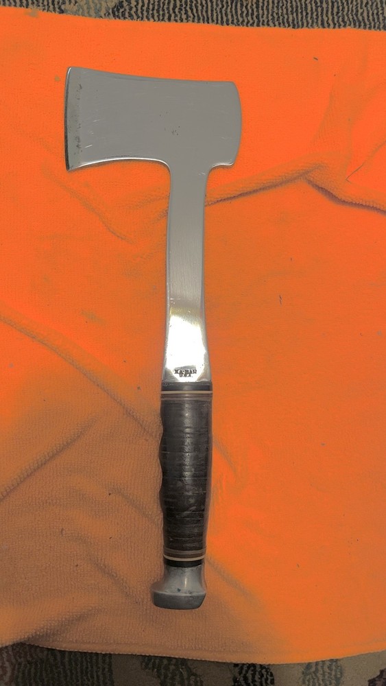 KA BAR Hatchet Leather Handle and holster