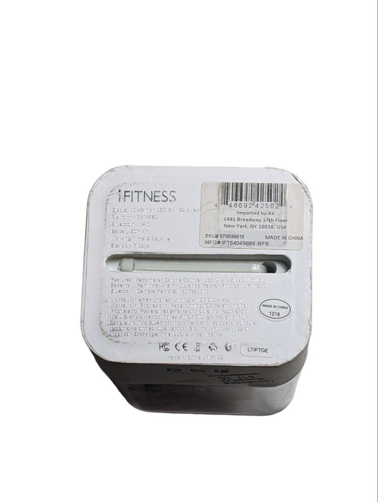 New/Sealed ifitness Activity Tracker Android & Ios Compatible With 2 Bands