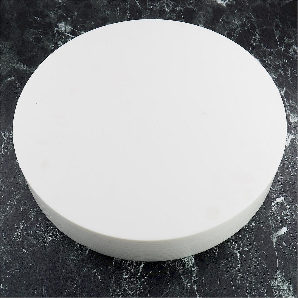 Ertalyte PET-P PLASTIC Solid Round Disk 10-7/8" OD x 2" Semiconductor/Military