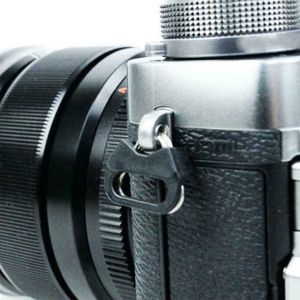 2x Camera Strap Triangle Split Adapter+Cap For Fuji Nikon Lecia Nice