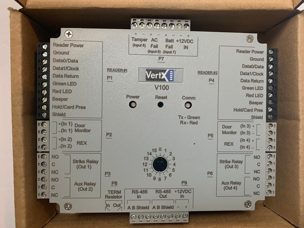 HID VertX V100 Door/ Dual Reader Interface Access Card Controller