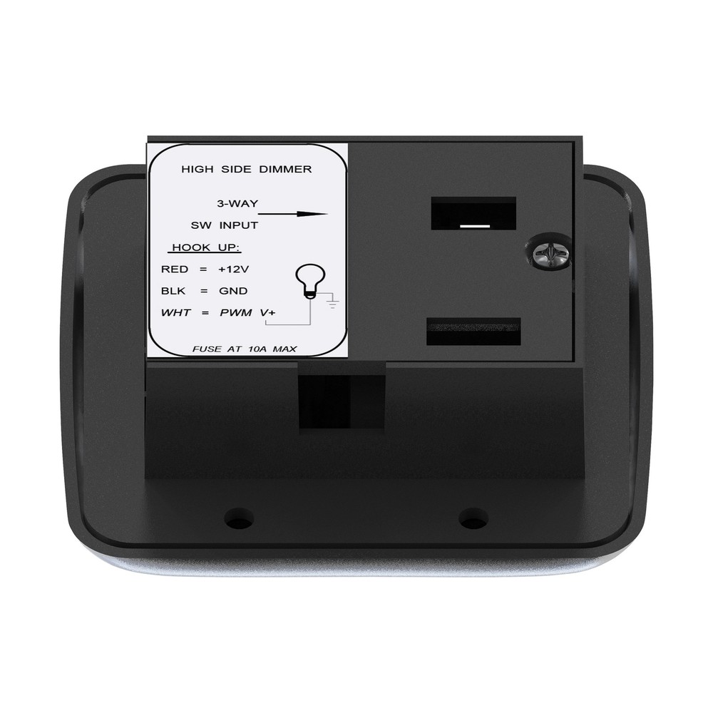 LED Dimmer Switch 12V on-off Light RV Motor Home Camper Trailer Black 12 V