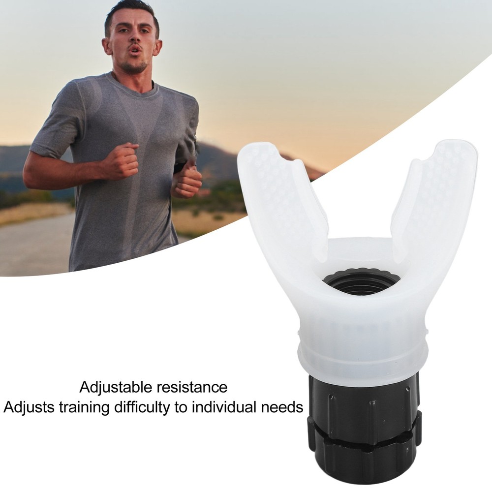 Breathing Exerciser Trainer Improve Lung Capacity Reduce Pressure Adjustable