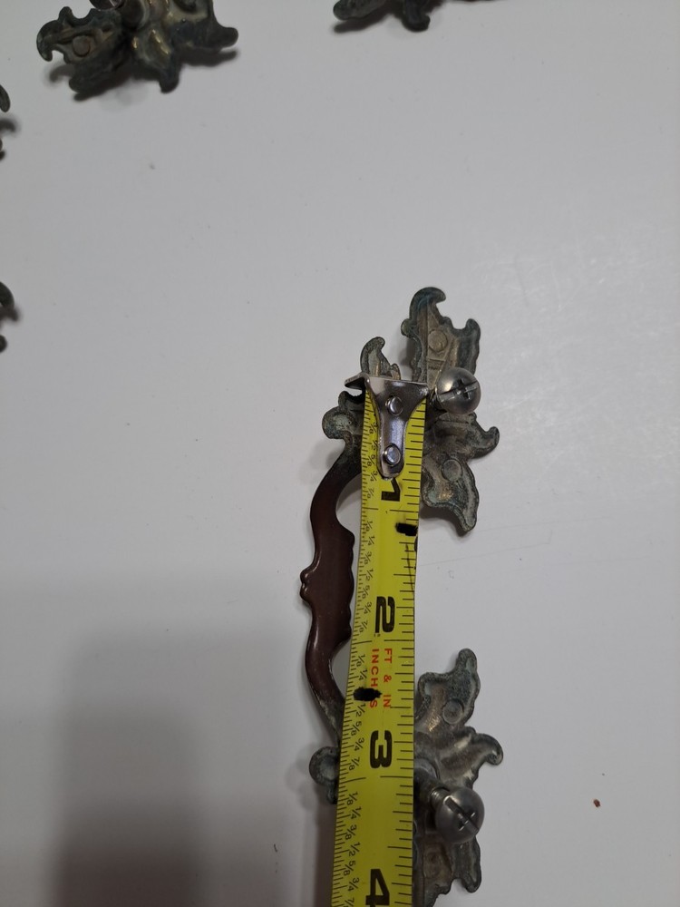 Set Of 4 Rustic French Provincial Style Drawer Pulls