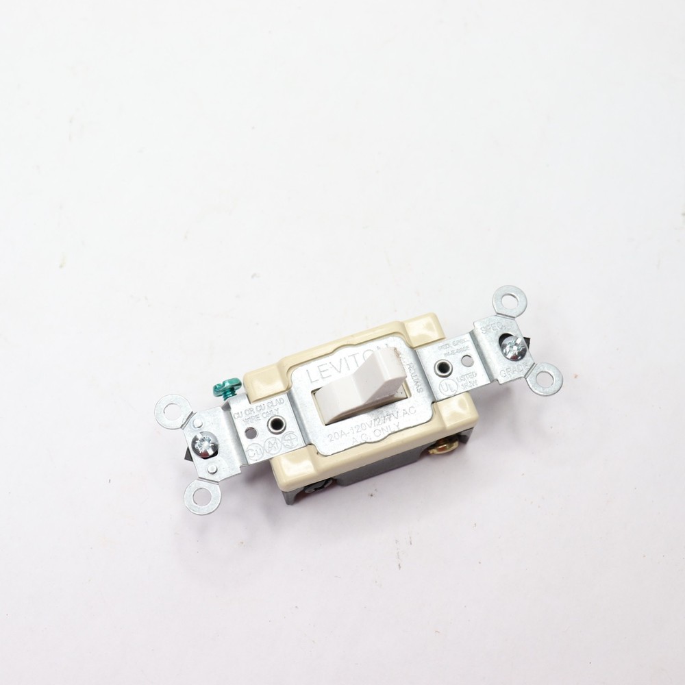 Leviton 20 Amp 4-Way Preferred Toggle Switch, White