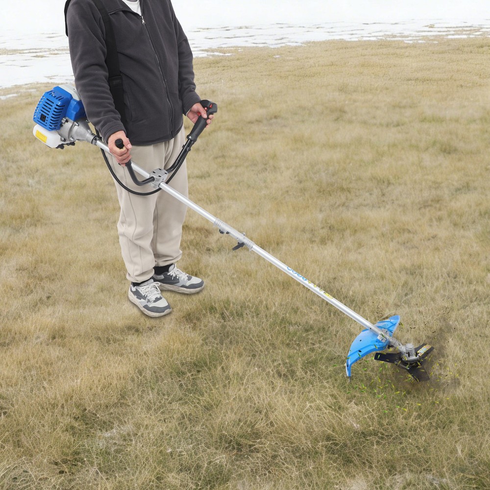 Weed Wacker, Gas Powered Weed Wacker, Weed Trimmer With Handle & Shoulder Strap