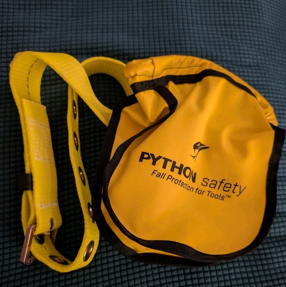 New Python Parts Fall Protection Bag Pouch W DBI Sala Belt