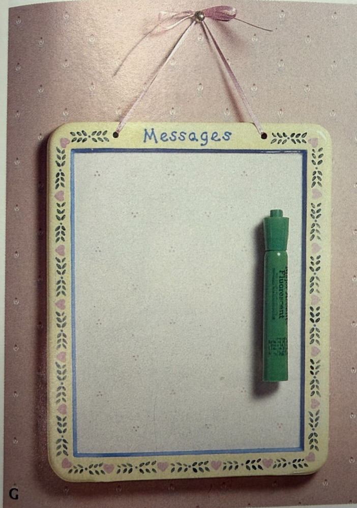 VINTAGE DUNCAN CERAMIC MOLD #DM-642A CHALKBOARD