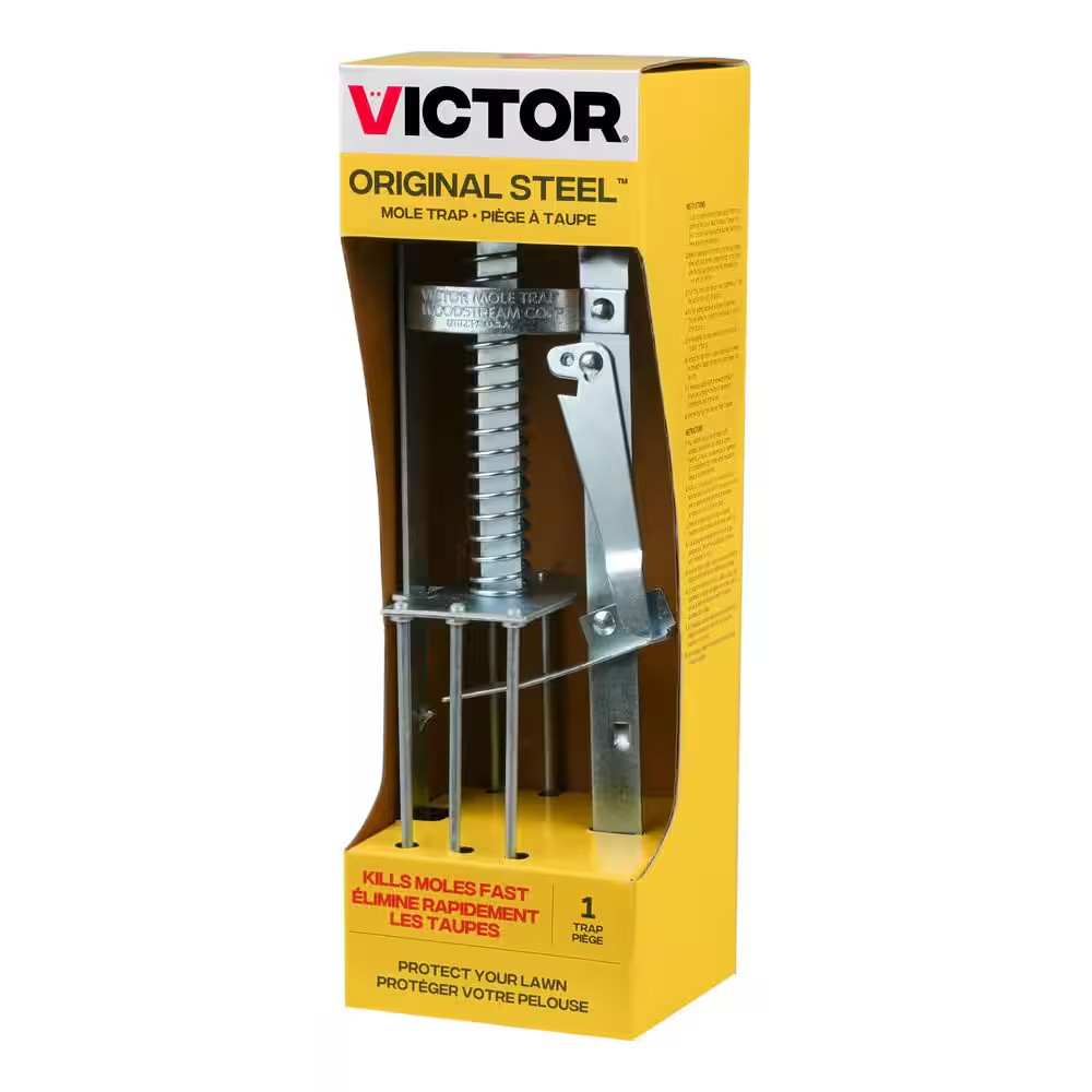 Plunger Style Mole Trap