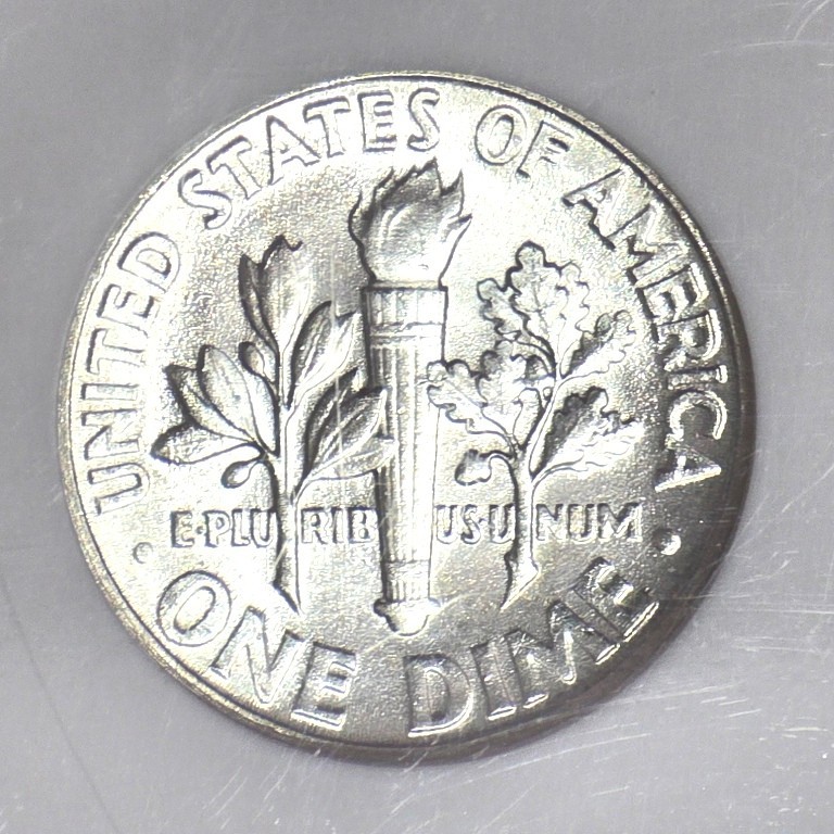 1950 Roosevelt Dime, NGC MS 66