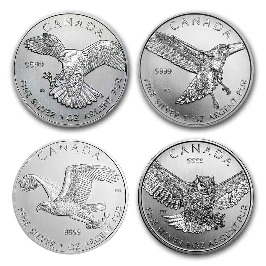 2011-2017 Canada 1 oz Silver Wildlife Series (Random)