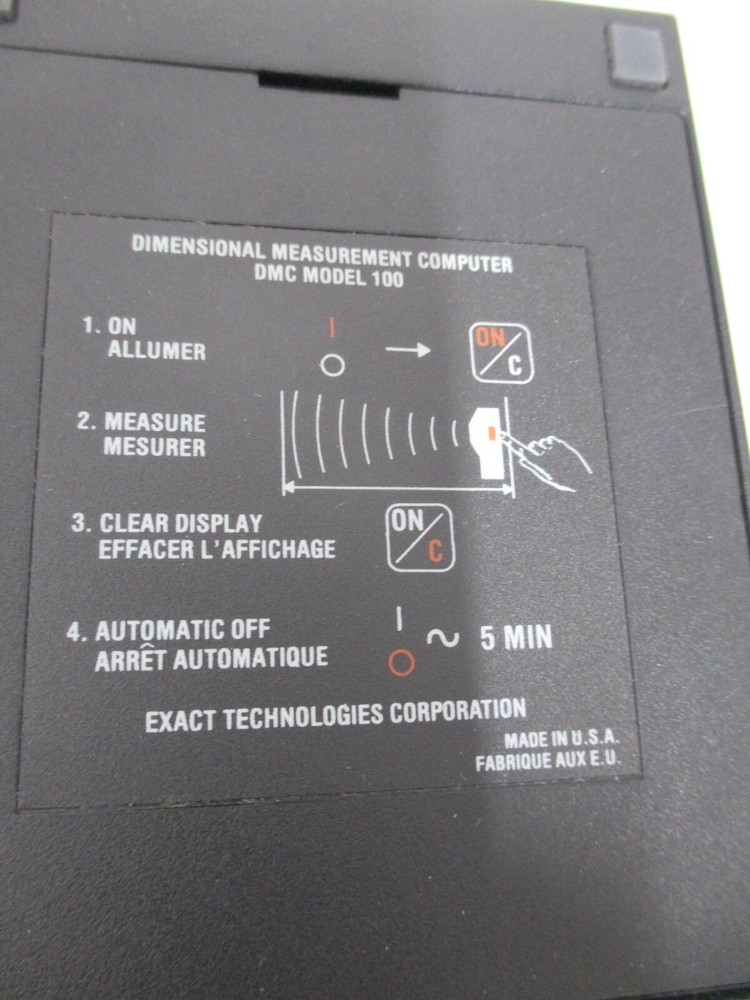 Exact Technologies Corporation DMC 100 Dimensional Measurement Computer U.S.A