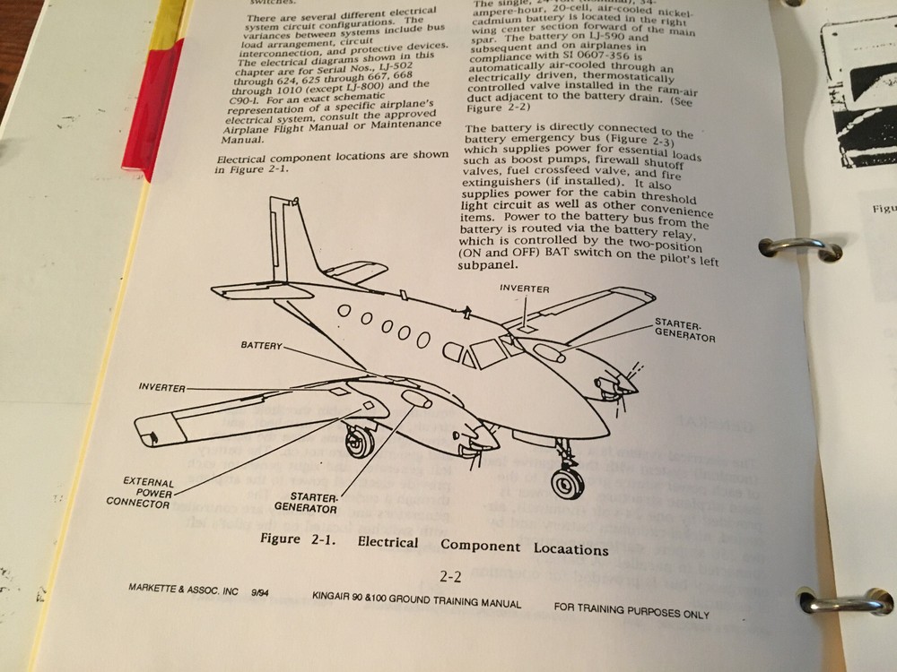 Beechcraft King Air 90 & 100 Pilot's Ground Training Manual
