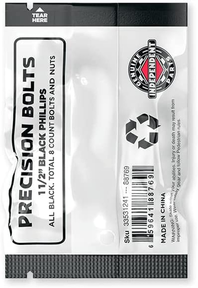 Genuine Hardware 1.5 in Phillips Skateboard Longboard