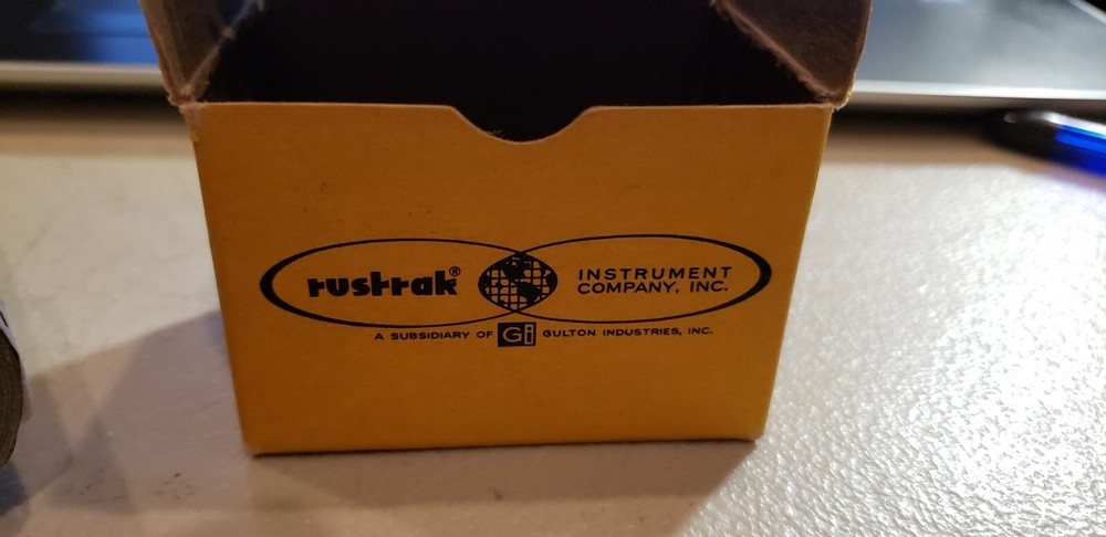 Rustrak Style WN Chart Paper NOS roll in yellow box.