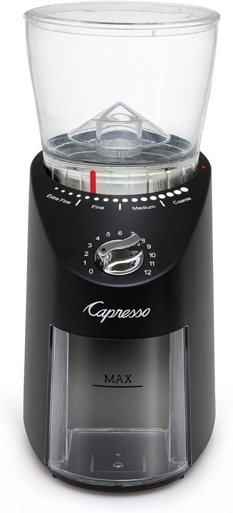 Infinity Plus Conical Burr Grinder - Black