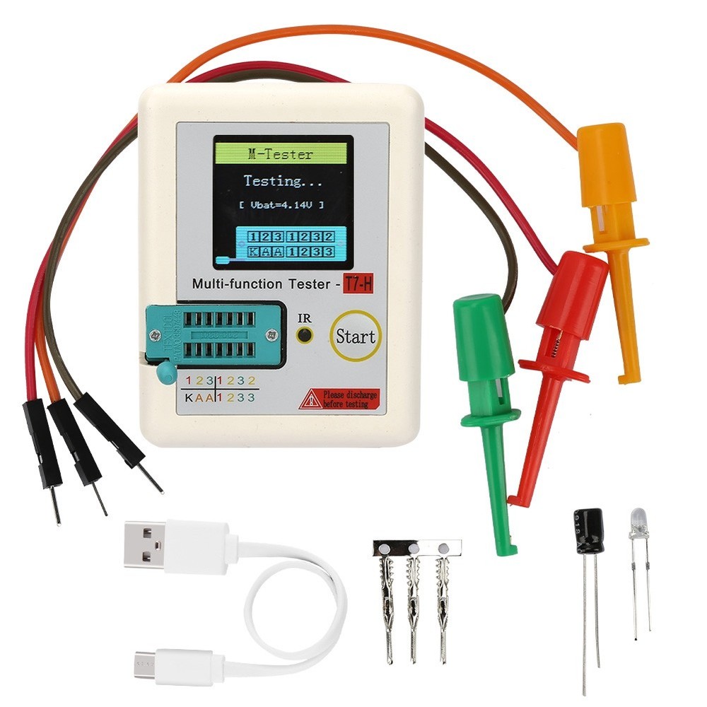 T7H TFT Transistor Tester Graphic Display Multifunction Test