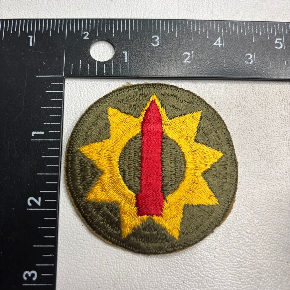 US Army 9TH COASTAL ARTILLARY COMMAND Patch (Military) 61WZ