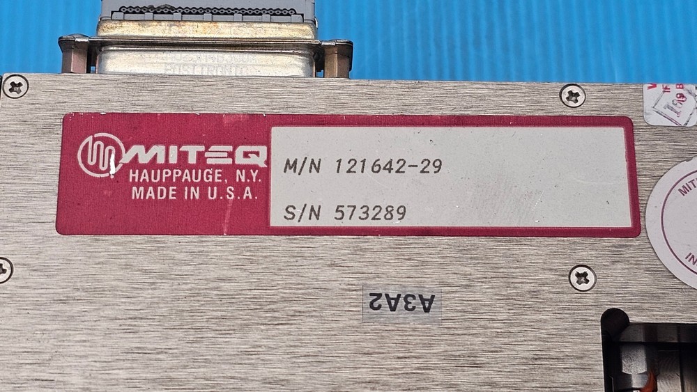 MITEQ 121642-29 Microwave Amplifier